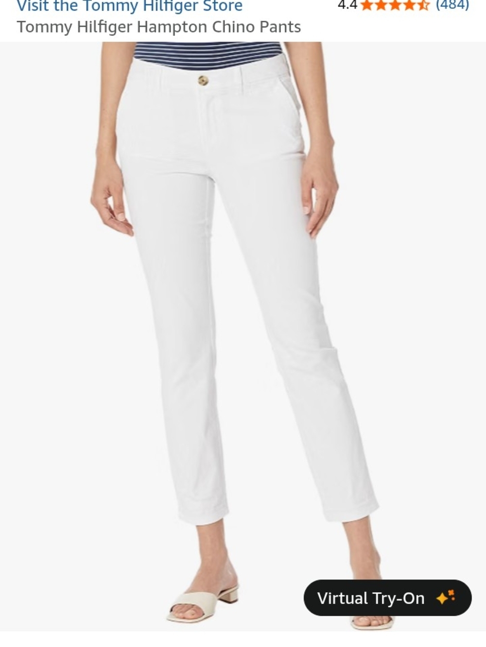 Tommy Hilfiger Women’s White Chino Jeans